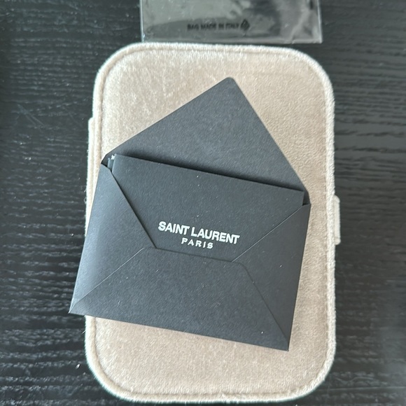 Authentic Saint Laurent YSL envelopes with tags for SAC MNG LOUIS w Tassels - Picture 2 of 7